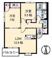 ラ・カーナ D棟の間取り画像