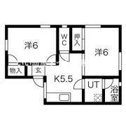 エステート船越Aの間取り画像