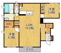 ShaMaison華里 C棟の間取り画像