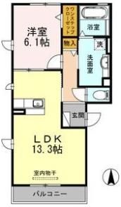 プレミール Aの間取り画像