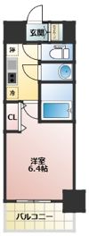 プレサンス淡路駅前の間取り画像