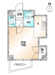 αーNEXT南江戸の間取り画像