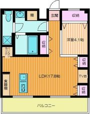 行徳マンションの間取り画像