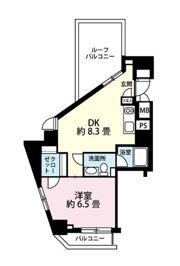 レジディア恵比寿Ⅲの間取り画像