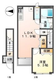 カーサ マローネの間取り画像
