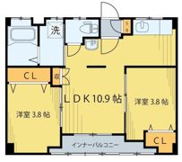 ファミール小田原の間取り画像