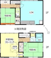 天王町貸家の間取り画像