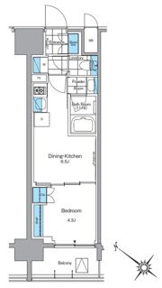 ルフォンプログレ西大井プレミアの間取り画像