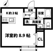 ゆうなぎ荘の間取り画像