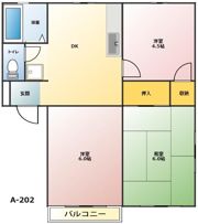 アーバンハイツYAMATOの間取り画像
