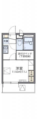 レオパレスファミール加賀の間取り画像