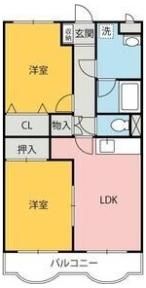 maisonUⅠの間取り画像