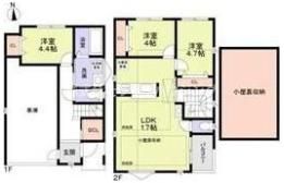 門真市小路町戸建の間取り画像