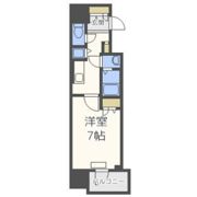 プレサンス松屋町駅前の間取り画像