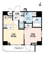 GRAND CONCIERGE 恵比寿の間取り画像