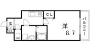 ラージヒル神戸駅西の間取り画像