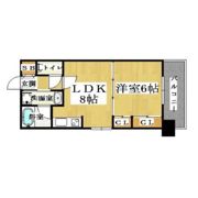 CITY SPIRE難波WESTの間取り画像