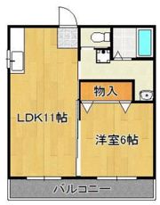 コーポ杉原Iの間取り画像