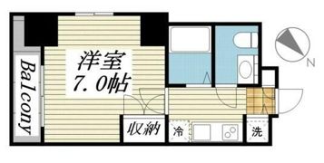 メゾン・ド・ヴィレ勝どきの間取り画像