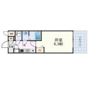 レジュールアッシュOSAKA新深江の間取り画像