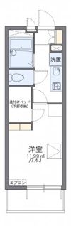 レオパレス翡翠第一の間取り画像