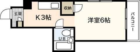 AXA（アクサ）舟入中町の間取り画像