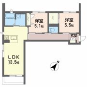 べレオ万代の間取り画像