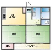 二葉コーポの間取り画像