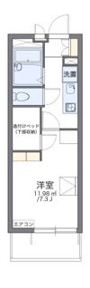 レオパレスA＆K 津山の間取り画像