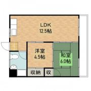 海田マンションの間取り画像