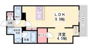 ルガールボニート新神戸の間取り画像
