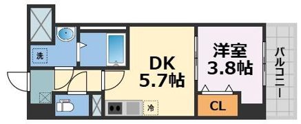 ARCA九条の間取り画像