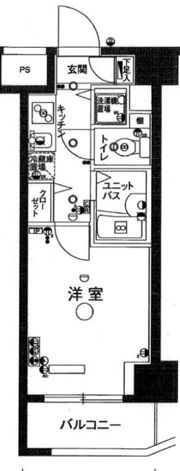 スカイコート後楽園第5の間取り画像