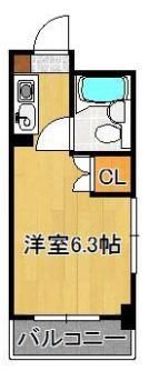 黒崎スカイマンションの間取り画像