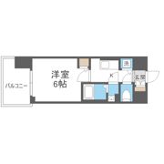 エスリード大阪エヴォルツの間取り画像