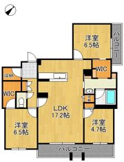 vivace日明の間取り画像