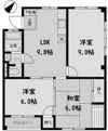 落合マンションの間取り画像