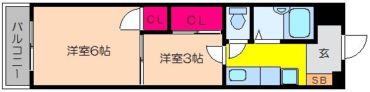 フレール21の間取り画像