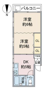 田園調布ハイムの間取り画像