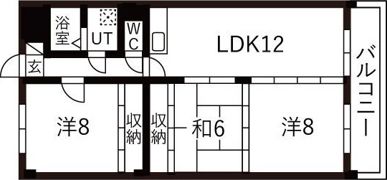 鴻ノ巣ヒルズビルの間取り画像