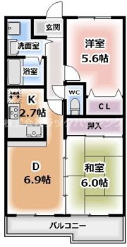 エーデルハイムの間取り画像