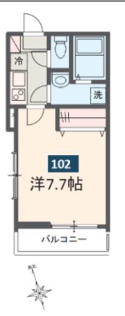 MELDIA南与野Ⅳの間取り画像