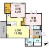 D's LIEN (ディ-ズリアン) Cの間取り画像
