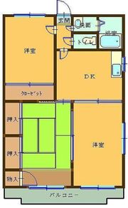 マンションミケーニアの間取り画像