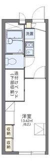 レオパレス片岸の間取り画像