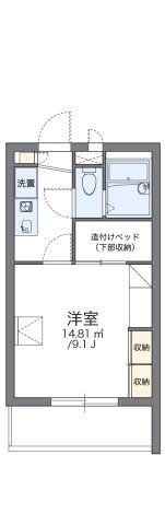 レオパレスかみどうの間取り画像
