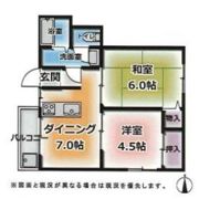 六甲アビタシオンの間取り画像
