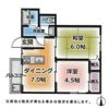 六甲アビタシオンの間取り画像