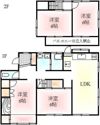 牟礼町原 西川借家の間取り画像