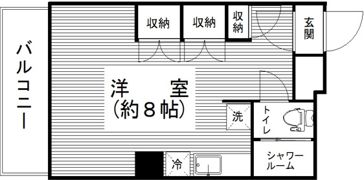 パレドール乃木坂の間取り画像
